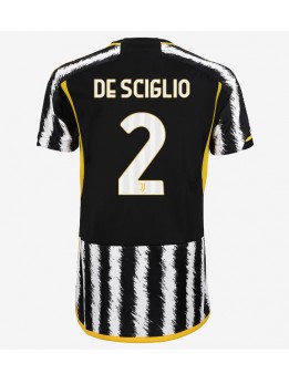 Ženski Nogometna dresi replika Juventus Mattia De Sciglio #2 Domači 2023-24 Kratek rokav